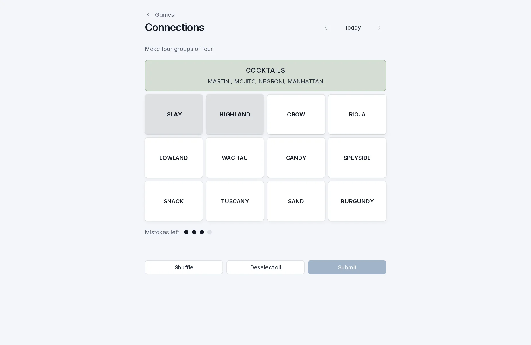 Connections im Browser